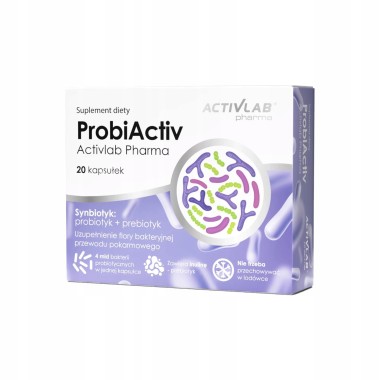 Kapsułki ProbiActiv Synbiotyk Activlab 20 szt. inulina wegetariańskie