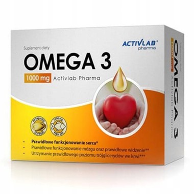 Suplement diety Activlab Omega 3 kwasy omega-3 kapsułki 60 szt.