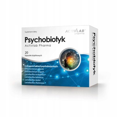 Probiotyk na jelita Psychobiotyk Activlab Pharma 20 kapsułek